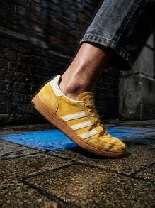 Adidas Handball Spezial Low Td 女款運動鞋 透氣百搭日常跑步鞋 黃色 IF7088 - 黃色 - 查看 3