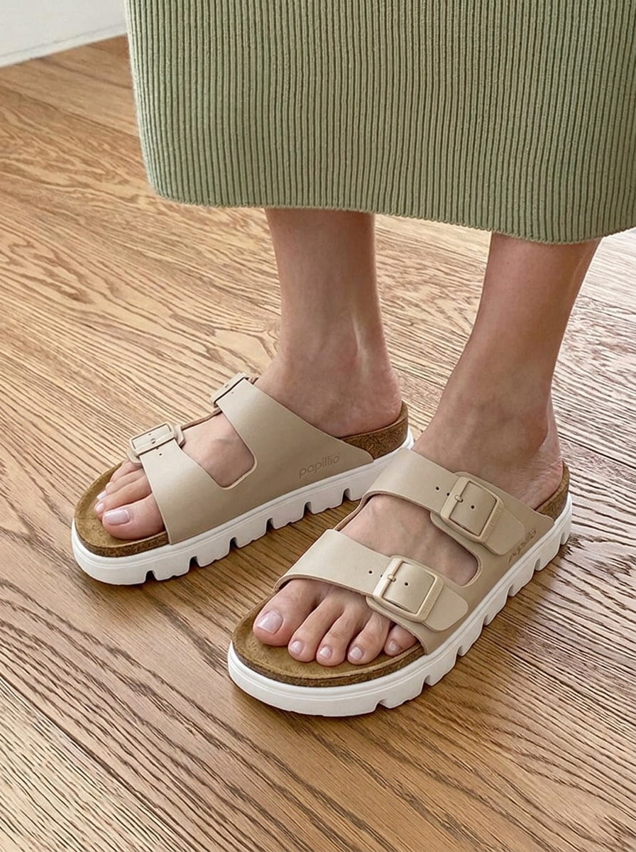 Birkenstock ARIZONA Women's Easy To Match Quick-Dry Versatile Outing Vacation Pool Beige 1029094 - Sandcastle - View 1