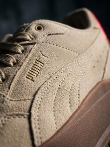 Puma Hi Og 女款運動鞋，輕量透氣緩震，日常休閒，黑色 397462-01 - 杏仁 - 查看 5