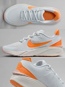 Nike 女款運動鞋 多功能耐用防滑戶外跑步鞋 黑色 DX7615-008 - 白色/黑色/灰色 - 查看 4