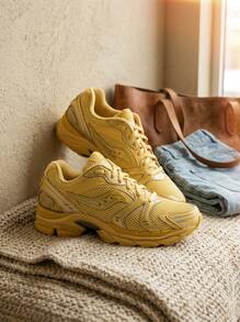 Saucony Progrid Low High 女款運動鞋，輕量透氣緩震，適合日常健身，黃色 S70817-2 - 黃色 - 查看 1