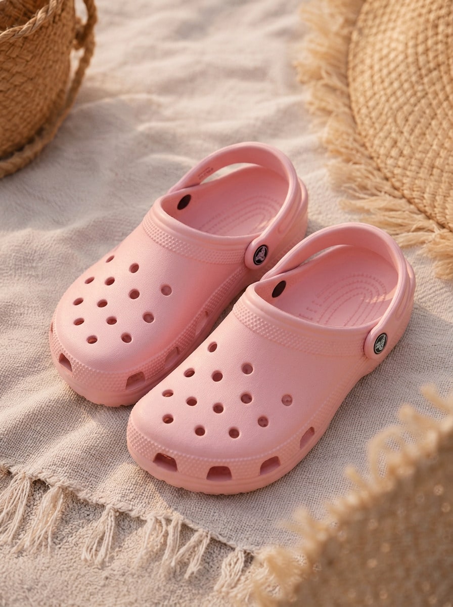 Crocs CLASSIC CLOG Women's Clogs Comfortable Classic Durable Daily Weekend Beach Pink 10001-78U - Dusty Pink - View 1