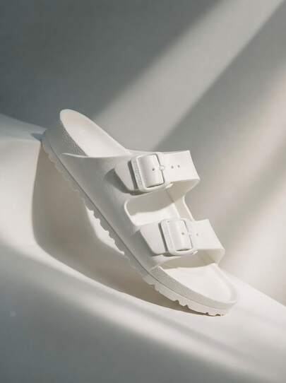 Birkenstock ARIZONA Men's Versatile Anti-Slip Ergonomic Beach Weekend Summer White 129441BI