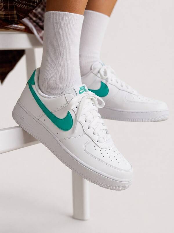 Nike Air Force 1 Women's Casual Athletic Shoes Rubber Outsole Lightweight Snug Fit Outing Walking Gym White DV3808-108