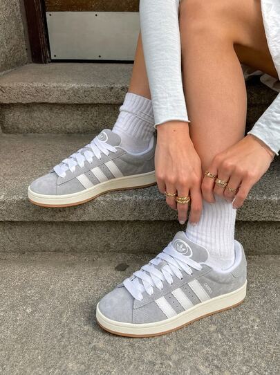 Adidas Campus Women's Casual Athletic Shoes Padded Breathable Sporty Casual Weekend Walking White HQ8707