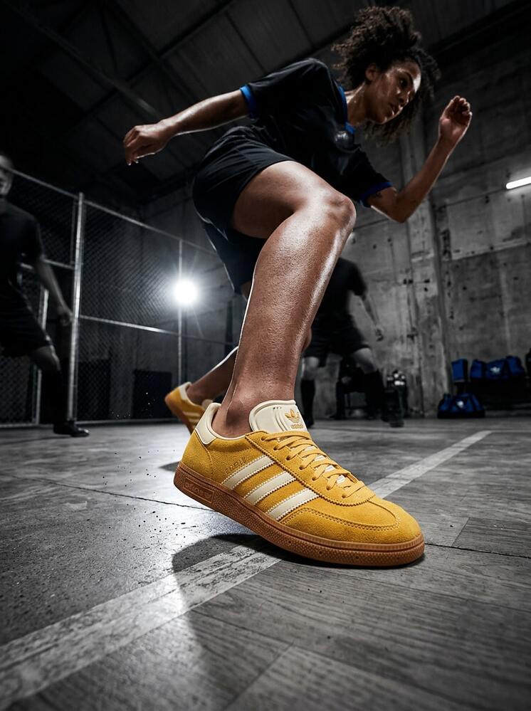 Adidas Handball Spezial Low Td 女款運動鞋 透氣百搭日常跑步鞋 黃色 IF7088 - 黃色 - 查看 7