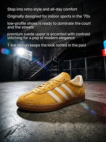 Adidas Handball Spezial Low Td 女款運動鞋 透氣百搭日常跑步鞋 黃色 IF7088 - 黃色 - 查看 2