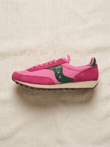Saucony 女款運動鞋 網布輕量透氣 緩震健身跑步鞋 粉色 S70884-6 - 粉紅色 - 查看 1