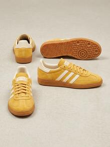 Adidas Handball Spezial Low Td 女款運動鞋 透氣百搭日常跑步鞋 黃色 IF7088 - 黃色 - 查看 4