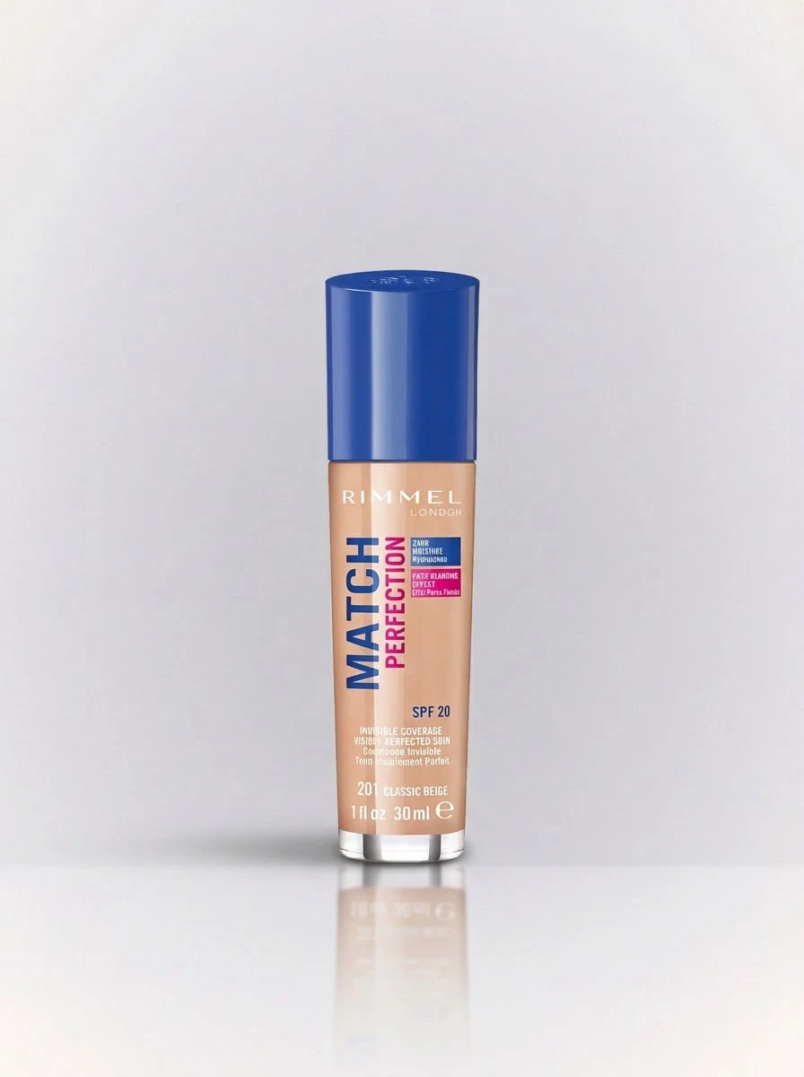 Rimmel Match Perfection Foundation Classic Beige 201 Cool 30 Ml - 201 Classic Beige - 查看 1