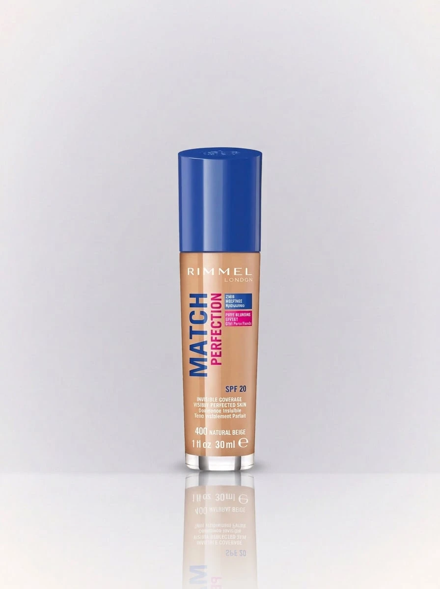 Rimmel Match Perfection Foundation Natural Beige 400 Neutral 30 Ml - 400 Natural Beige - View 1
