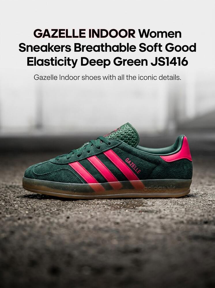 Adidas GAZELLE INDOOR Women Sneakers Breathable Soft Good