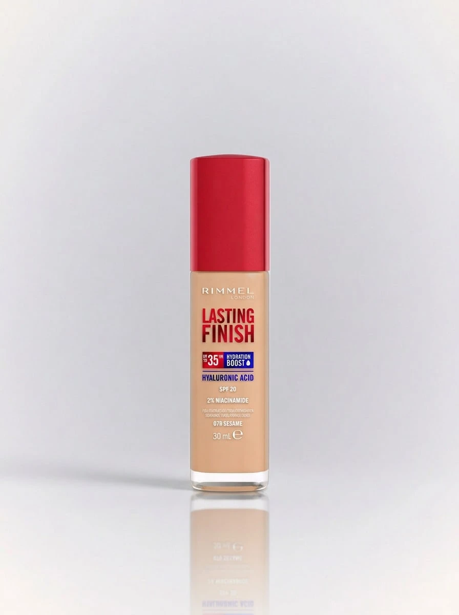 Rimmel Lasting Finish 35 Hour Foundation 070 Sesame 30 Ml – Foundation, 35-Hour Wear, For Dry Skin Type, Sesame, Hyaluronic Acid, Suitable For Daily Beauty Routine - 070 Sesame - View 1
