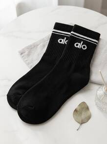 Alo Unisex Sneakers Lightweight Comfortable Versatile Daily Casual Black - Black*2 - View 1