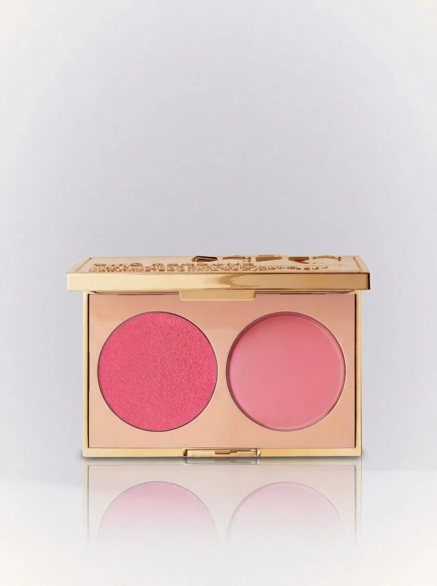 NABLA Cosmetics Two Reasons Blush Sugar Rose 5 G – Blush, Dual-Finish, For Women, Sugar Rose, Suitable For Daily Makeup - Sugar Rose - View 1