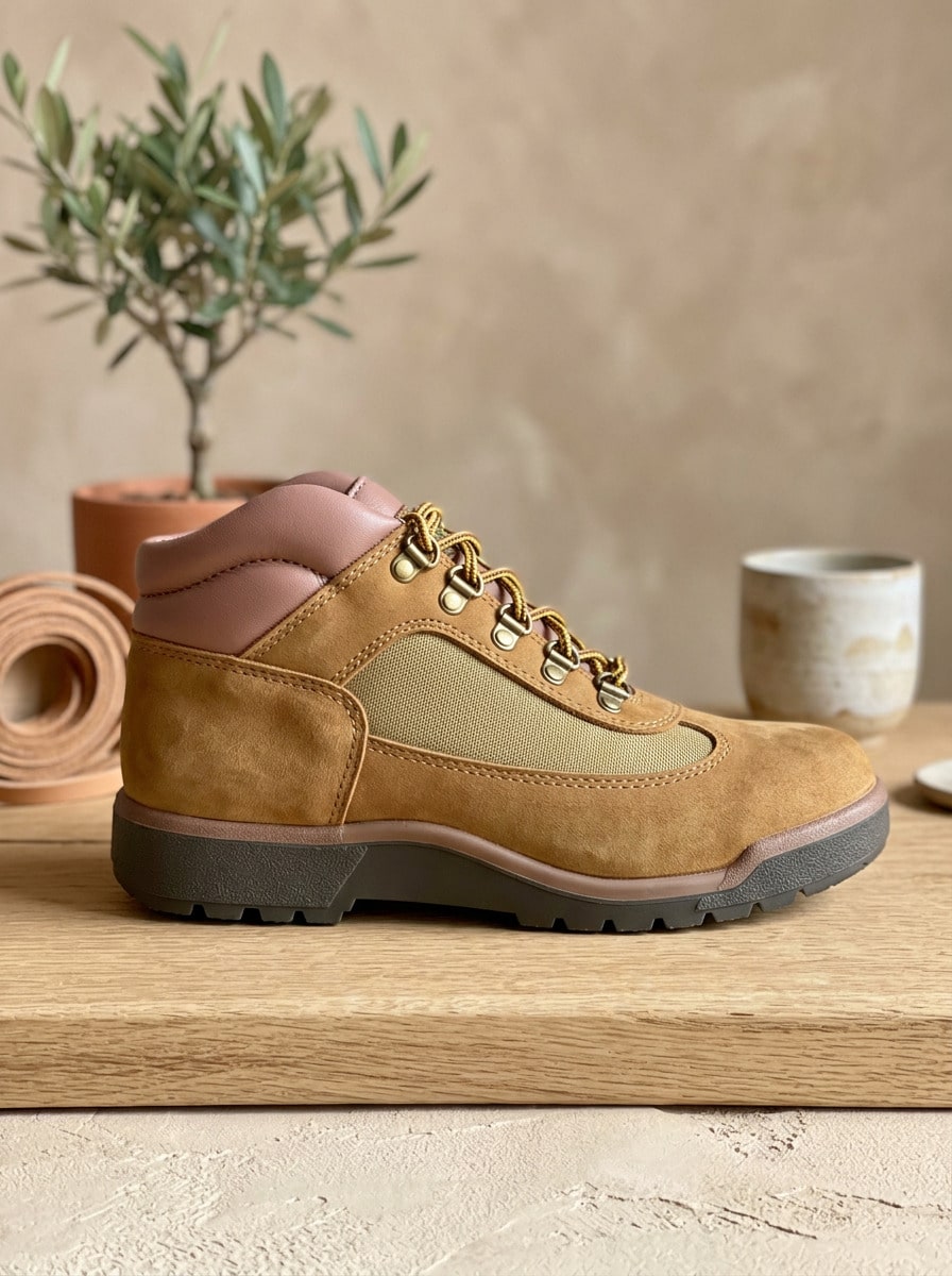 Timberland Field Boot Hi OG 女款靴子 緩震舒適 百搭日常運動 棕色 40929 - 棕色 - 查看 1