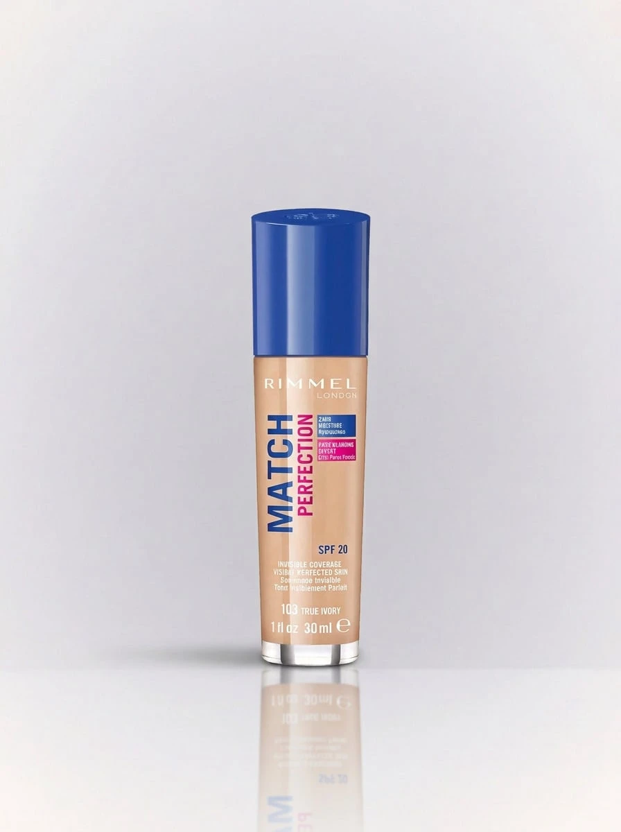Rimmel Match Perfection Foundation Soft True Ivory 103 Neutral 30 Ml - 103 True Ivory - View 1