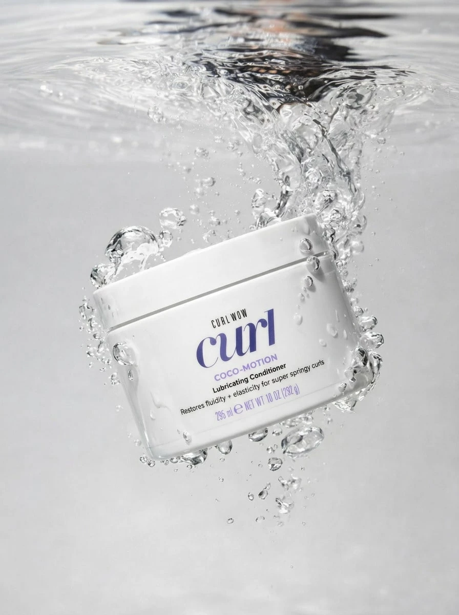Color Wow Curl Wow Coco-Motion Lubricating Curl Conditioner 295 Ml – Curl Conditioner, Lubricating, For Curly Hair, Coconut, Coconut Oil, Suitable For Post-Shampoo Hair Care - White - View 1