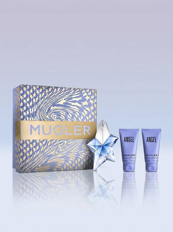 Mugler Angel Eau De Parfum 25 ml Gift Set – Perfume Gift Set, Long-Lasting, For Women, Oriental Gourmand, Blue, Suitable For Holiday Gifting
