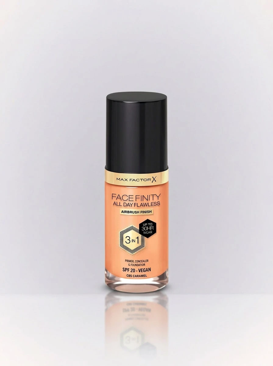 Max Factor Facefinity All Day Flawless 3 In 1 Vegan Foundation C85 Caramel 30 Ml - C85 Caramel - View 1