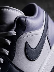 Jordan Air Jordan 1 Low 男款運動鞋，舒適百搭耐穿，適合跑步與日常穿著，黑色 553558-145 - 查看 6