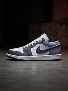 Jordan Air Jordan 1 Low 男款運動鞋，舒適百搭耐穿，適合跑步與日常穿著，黑色 553558-145 - 查看 4