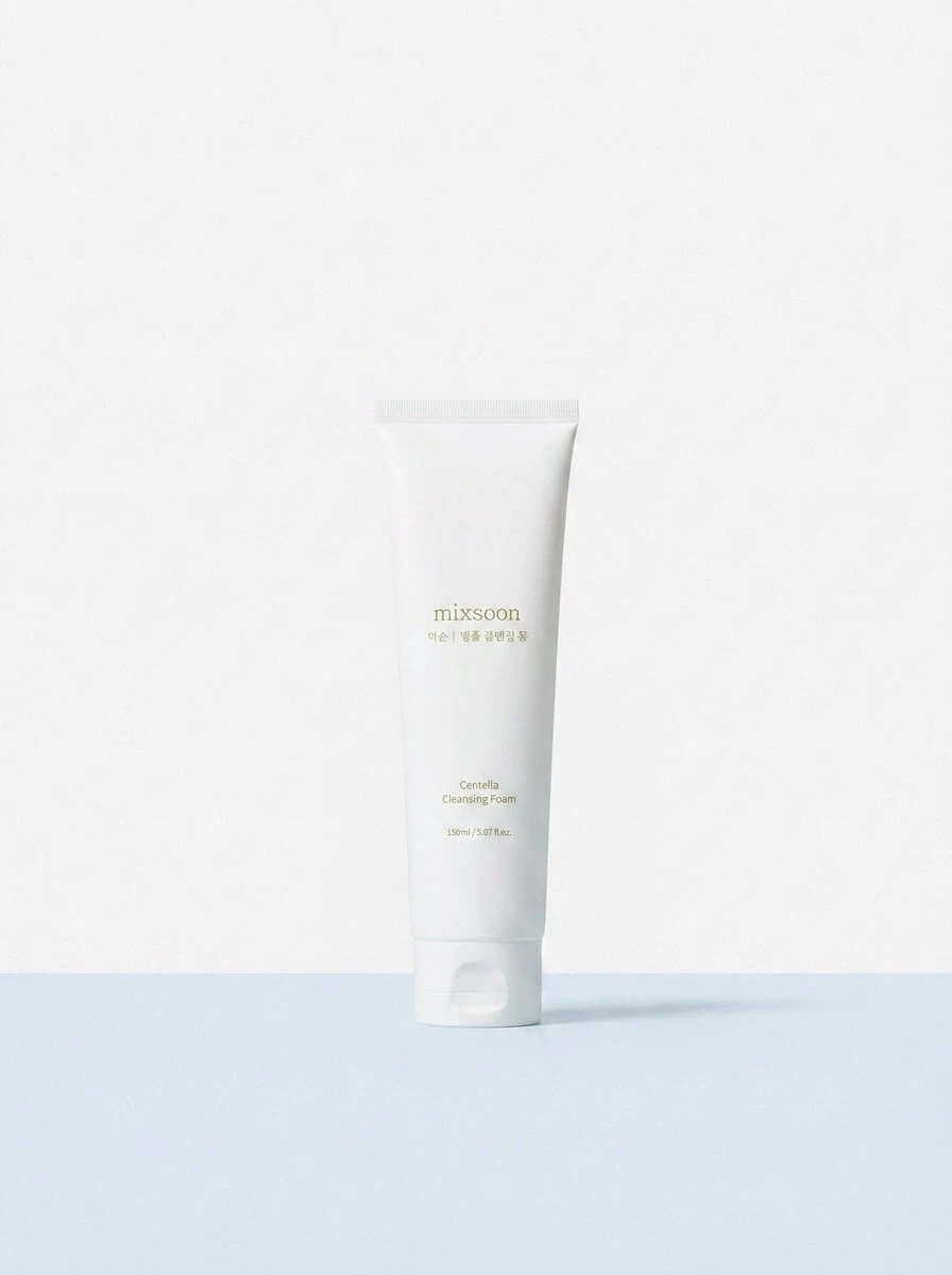 mixsoon Centella Cleansing Foam 150 Ml – Facial Cleanser, Soothing, For Sensitive Skin, Centella Asiatica, Suitable For Morning Skincare Routine - White - View 1