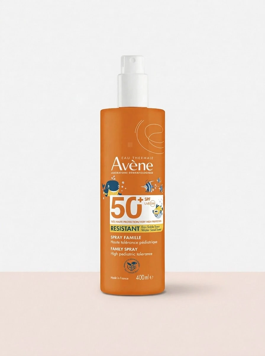 Avene Sun Resistant Family Spray SPF50+ 400 Ml – Sunscreen Spray, Water Resistant, For Kids, Thermal Spring Water, Suitable For Beach - Multicolor - View 1
