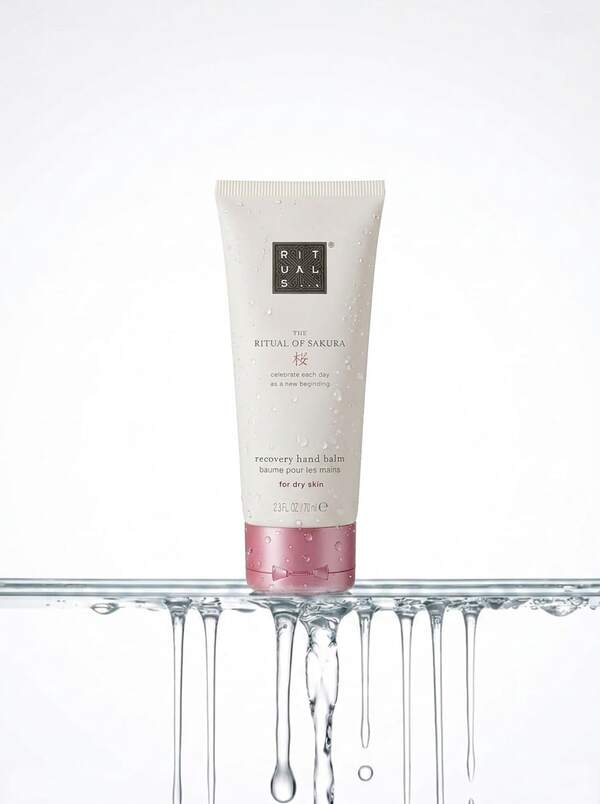 Rituals The Ritual Of Sakura Hand Balm 70 Ml – Hand Balm, Recovery, For Dry Skin, Cherry Blossom, Rice Milk, Suitable For Daily Hand Care