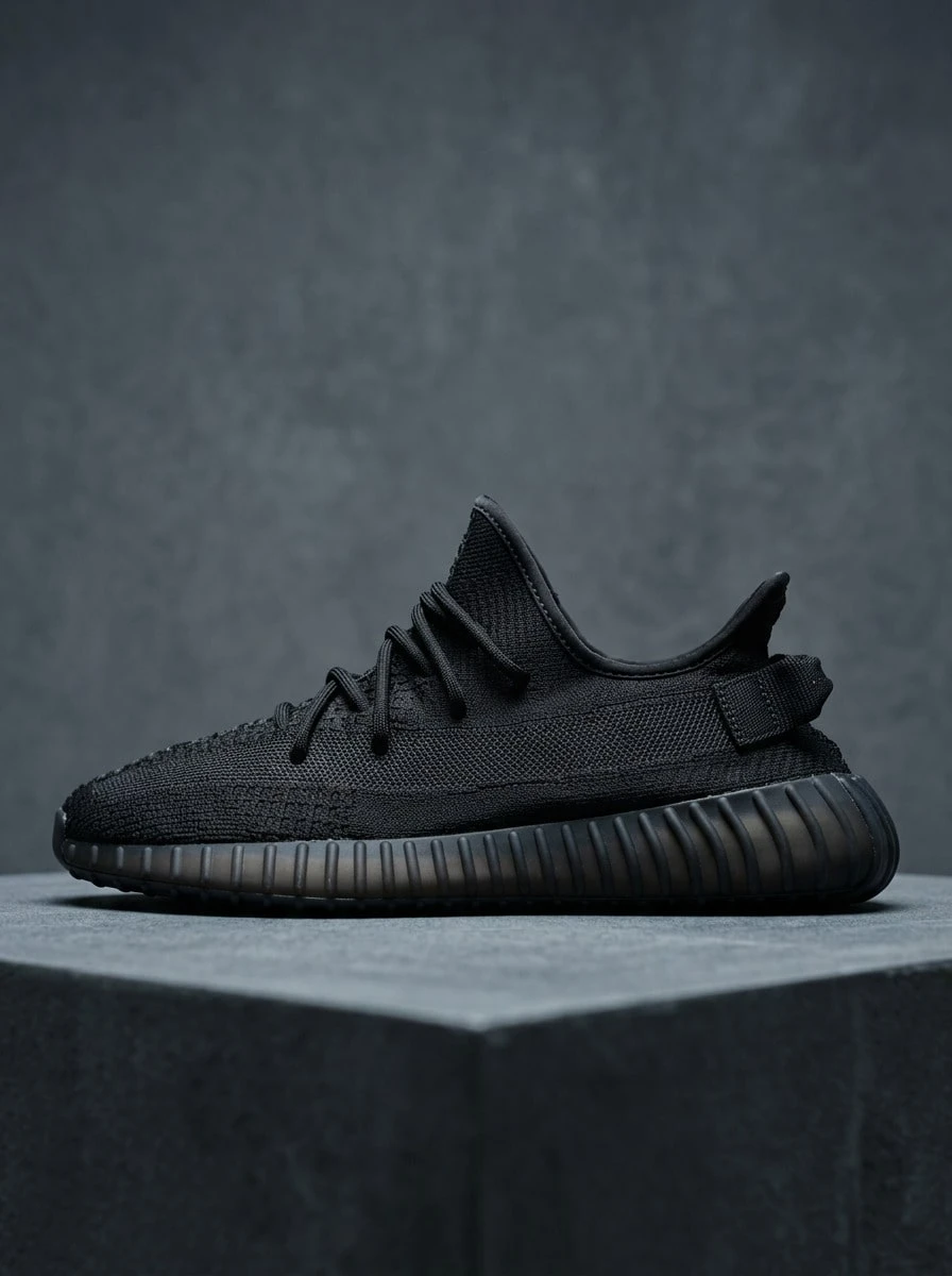 Adidas Yeezy 女款運動鞋 網布舒適百搭 日常休閒 黑色 HQ4540 - 瑪瑙 - 查看 1