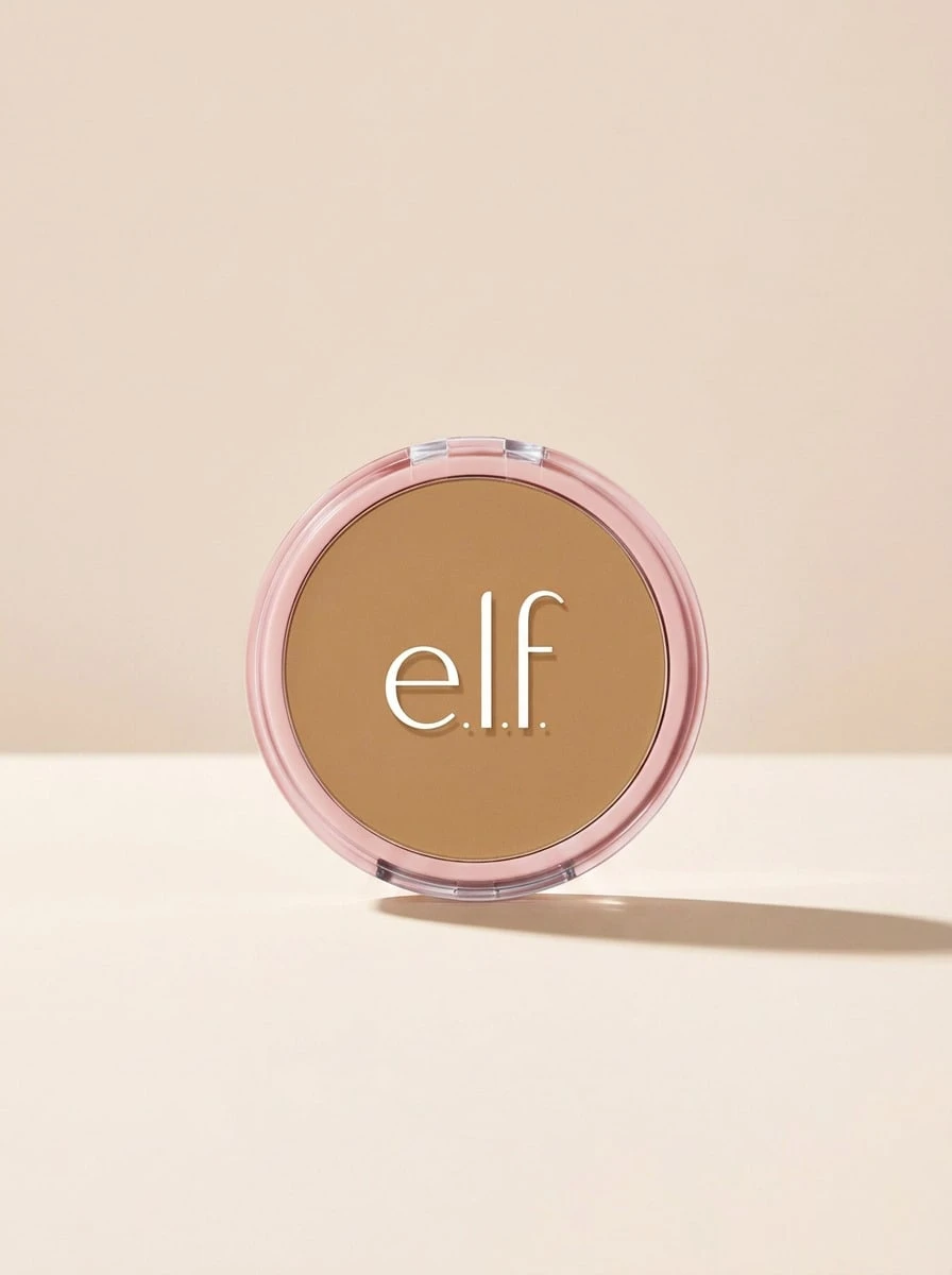 e.l.f. Halo Glow Powder Filter Medium Warm 10 G – Setting Powder, Radiant Finish, For Medium Skin Tones, Medium Warm, Synthetic Sapphire, Suitable For Daily Makeup Routine - Medium Warm - View 1