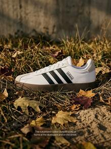Adidas VL 法院 3.0 - 雲白/核心黑/灰一 - 查看 6