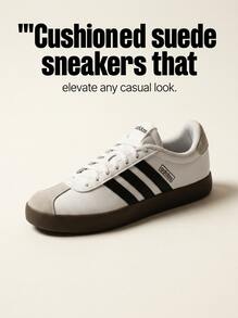 Adidas VL 法院 3.0 - 雲白/核心黑/灰一 - 查看 3