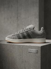 Adidas Campus Hi OG 男款運動鞋，輕量透氣緩震，日常休閒黑色 JH8792 - 灰色 - 查看 1