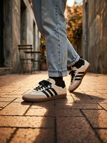 Adidas Samba Og 女式运动鞋米色黑色 ID0478 - 乳白色/核心黑色/沙層 - 查看 4
