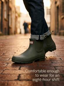 Hunter Men's Arch Support Rubber Outsole High-Top Commuting Office Walking Olive MFS9116RMA-DOV - Olive - View 4