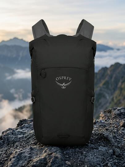 Osprey Ultralight Dry Stuff Pack Unisex Backpack Breathable Lightweight Solid Versatile Easy To Wash Quick Dry Daily Outdoor Travel School Black 20L 10004890