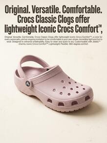Crocs CLASSIC CLOG Women's Clogs Durable Breathable Easy To Clean Garden Summer Shopping Pink 10001-6PI - Nude Pink - View 3