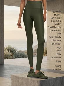 Alo Yoga 中性款緊身褲 多功能 親膚 透氣 日常運動 橄欖綠 W5766r-OLIVE GREEN - 綠色 - 查看 2