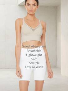 Alo Yoga Long Bra SNEAK Sweat Absorption Breathable Lightweight Soft Stretch Easy To Wash Running Sports Women Beige W9270R - BONE - 米色 - 查看 2