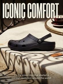 Crocs CLASSIC CLOG Women's Clogs Breathable Durable Ergonomic Shopping Daily Weekend Navy 10001-410 - Navy - View 6