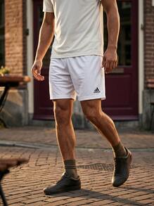 Adidas Sports Shorts Moisture-Wicking Durable Lightweight Sports Weekend Summer White HI0001 - White - View 4