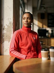 Adidas Sports Jackets Breathable Packable Lightweight Daily Training Travel JW3665 - Red - View 2