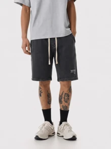 Good for Nothing Men's Soft Quick-Dry Moisture-Wicking Casual Running Beach Black MSRT-149GFN1ESSB - Vintage Black - View 1
