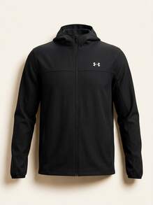 Under Armour UA Men's Sports Jackets Adjustable Warm Stretchy Training Travel Casual Black 6005897-001 - Grey - View 3
