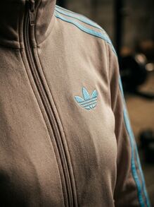 Adidas Sports Jackets Warm Adjustable Comfortable Weekend Commuting Outdoor Beige JX7864 - Beige - Visa 6