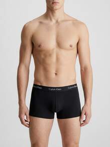 Calvin Klein CK UNDERWEAR Men's Trunks Breathable Skin-Friendly Versatile Training Daily Outdoor 000NB4002A-MP1 - Black, White, Grey Heather - View 1