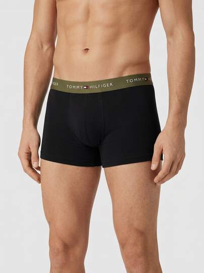 TOMMY HILFIGER UNDERWEAR Men's Trunks Durable Elastic Waist Classic Fit Weekend Training Daily UM0UM03890-0YY