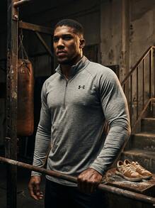 Under Armour TECH Men's Sports & Outdoor Hoodies Easy To Match Classic Fit Soft Daily Outdoor School Red 1382797-709 - Clay Green / Black - 查看 6