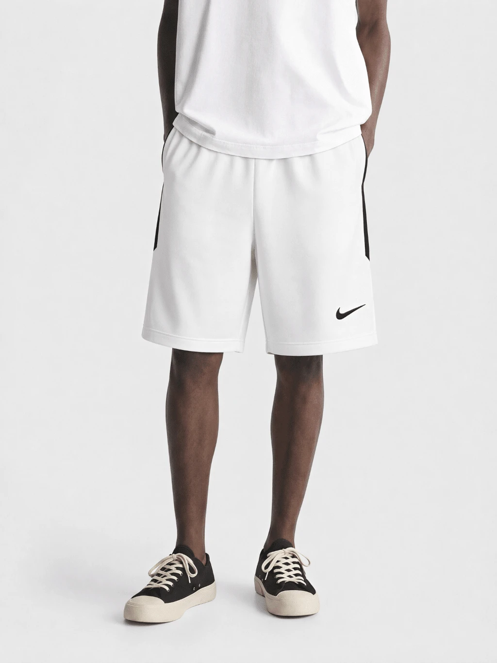 Nike Men's Sports Shorts Versatile Comfortable Classic Fit Gym Daily Outdoor Black NT0201-100 - 白色 - 查看 1
